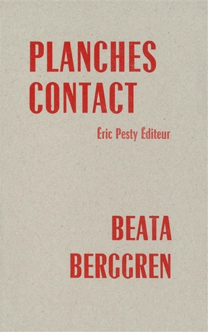 Planches contact - Beata Berggren