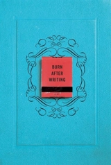 Burn After Writing - Sharon Jones