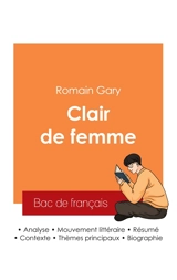 Réussir son Bac de français 2025 : Analyse du roman Clair de femme de Romain Gary - Romain Gary