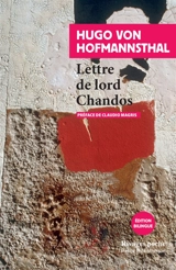 Lettre de lord Chandos - Hugo von Hofmannsthal