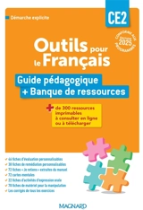 Outils pour le français CE2 : guide pédagogique + banque de ressources : démarche explicite, conforme aux programmes - Sylvie Aminta