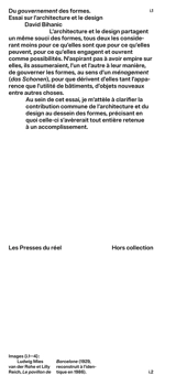 Du gouvernement des formes : essai sur l'architecture et le design - David Bihanic