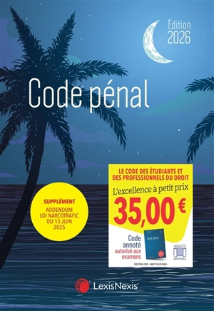 Code pénal 2026 : jaquette blue beach
