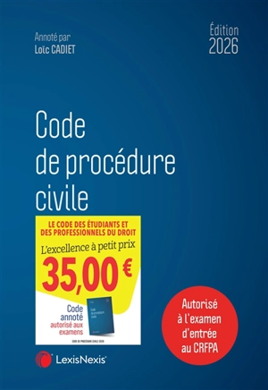 Code de procédure civile 2026
