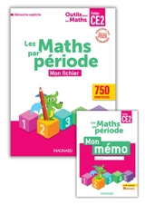 Outils pour les maths CE2 : les maths par période, mon fichier : conforme aux programmes - Marie-Laure Frey-Tournier