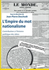 L'empire du mot nationalisme : contribution à l'histoire politique des idées - Congrès international des sciences historiques (23 ; 2022 ; Poznan, Pologne)