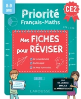 Priorité français-maths CE2, 8-9 ans : mes fiches pour réviser - Delphine Urvoy