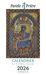 Calendrier liturgique 2026 - à l'unité - Collectif