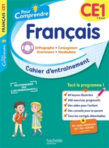 Pour comprendre, français, CE1, 7-8 ans : orthographe, conjugaison, grammaire, vocabulaire : cahier d'entraînement, nouveaux programmes - Magali Diény