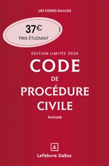 Code de procédure civile 2026, annoté