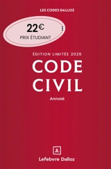 Code civil 2026, annoté