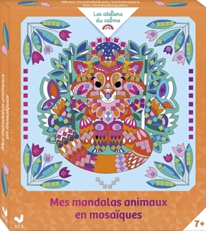 Mes mandalas animaux en mosaïques : boîte avec accessoires