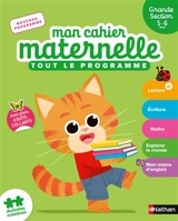 Mon cahier maternelle, grande section 5-6 ans : tout le programme - Kerstin Hache-Thibon