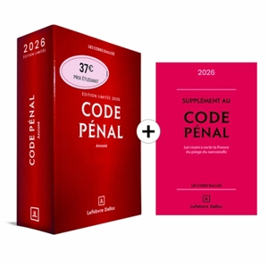Code pénal 2026, annoté