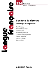 Langue française, n° 226. L'analyse du discours