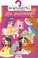 Les princesses : 80 gommettes autocollantes - Paku