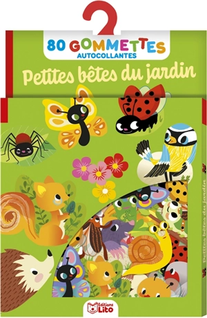 Petites bêtes du jardin : 80 gommettes autocollantes - Charlie Pop