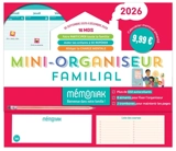 Mini-organiseur familial Mémoniak 2026 : 16 mois, de septembre 2025 à décembre 2026