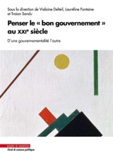 Penser le bon gouvernement au XXIe siècle : d'une gouvernementalité l'autre