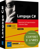 Langage C# : apprenez la programmation orientée objet : coffret de 2 livres - Christophe Mommer