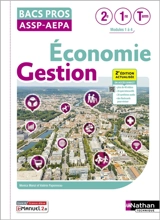 Economie, gestion, bacs pros ASSP-AEPA, 2nde, 1re, terminale : modules 1 à 4 - Monica Manzi