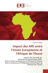Impact des APE entre l'Union Européenne et l'Afrique de l'Ouest - Ousmane Ndiaye