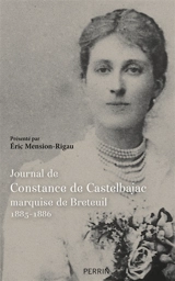 Journal : 1885-1886 - Constance de Castelbajac