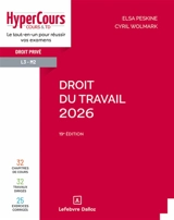 Droit du travail 2026 : droit privé L3-M2 - Elsa Peskine
