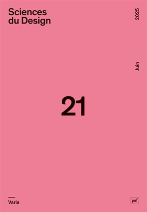 Sciences du design, n° 21. Varia