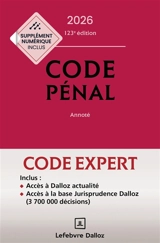 Code pénal annoté, code de procédure pénale annoté, 2026
