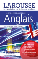 Dictionnaire maxi poche + anglais : français-anglais, anglais-français