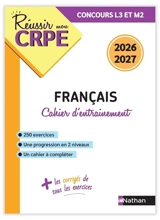 Français : cahier d'entrainement : concours L3 et M2, 2026-2027 - Anne-Rozenn Morel
