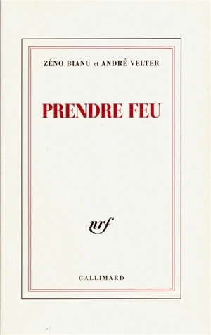 Prendre feu - André Velter