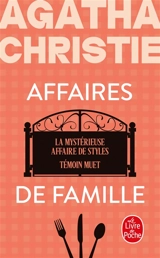 Affaires de famille - Agatha Christie