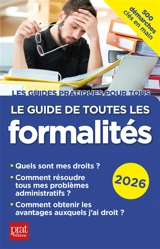 Le guide de toutes les formalités : 2026 - Editions Prat