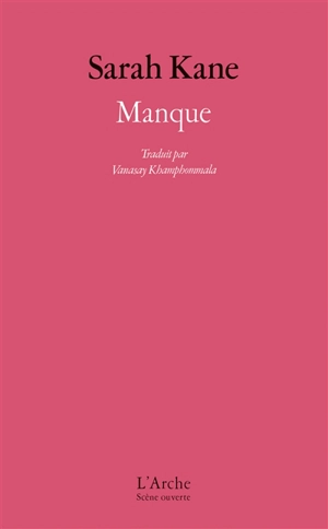 Manque - Sarah Kane