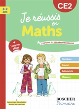 Je réussis en maths : CE2, 8-9 ans : conforme au nouveau programme - Danielle Cohen