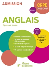 Anglais, épreuve orale : CRPE 2026-2027 : admission M1, M2 - Virginie Cavrois