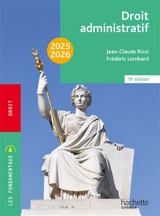 Droit administratif : 2025-2026 - Jean-Claude Ricci