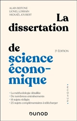 La dissertation de science économique - Alain Beitone