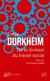 De la division du travail social - Emile Durkheim