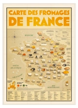 Carte des fromages de France - Mathieu Persan
