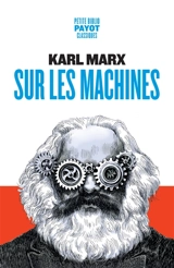 Sur les machines - Karl Marx