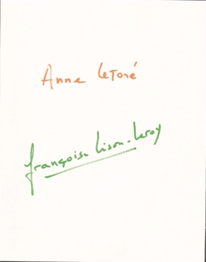 Collections après usage - Anne Letoré