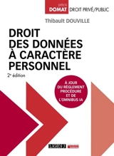 Droit des données à caractère personnel - Thibault Douville