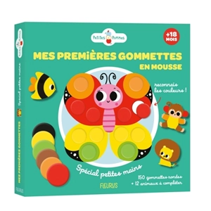 Mes premières gommettes en mousse : reconnais les couleurs ! : spécial petites mains - Sylvie Chokron