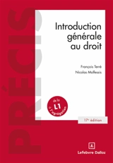 Introduction générale au droit - François Terré