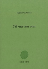 S'il reste une voix - Julie Delaloye