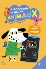 J'apprends à dessiner les animaux : 24 dessins en pas-à-pas - Lucie Austin