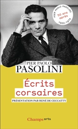 Ecrits corsaires - Pier Paolo Pasolini